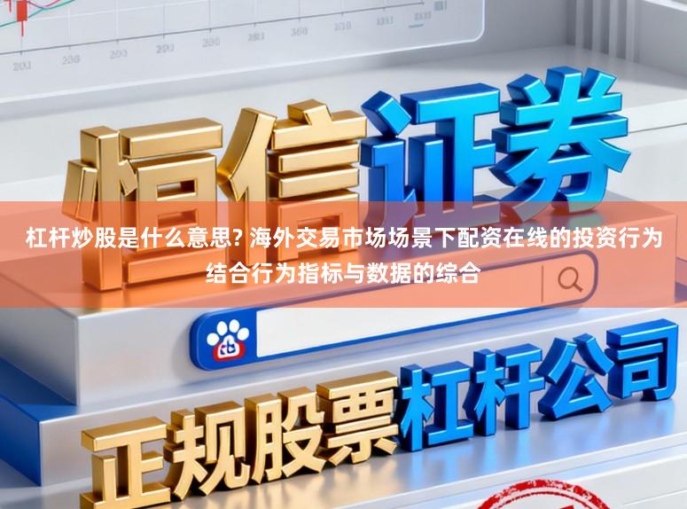 杠杆炒股是什么意思? 海外交易市场场景下配资在线的投资行为结合行为指标与数据的综合