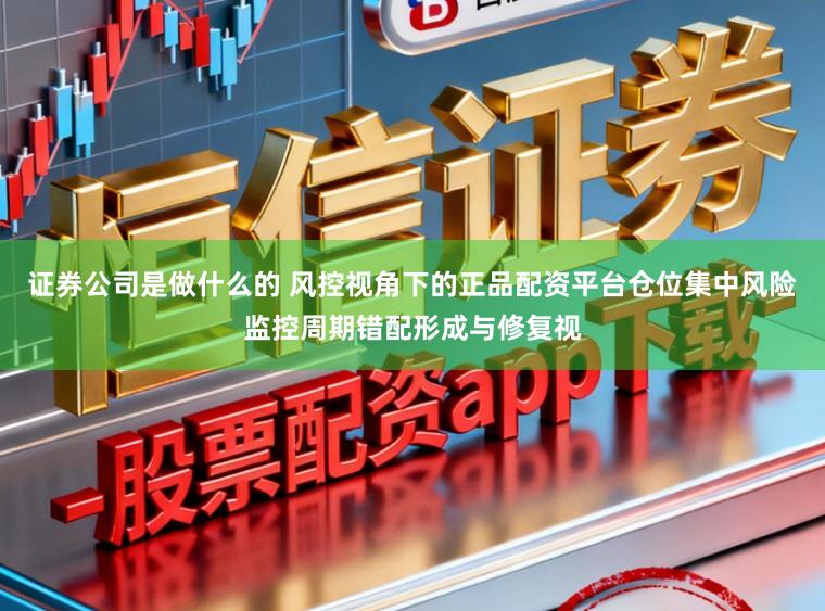 证券公司是做什么的 风控视角下的正品配资平台仓位集中风险监控周期错配形成与修复视