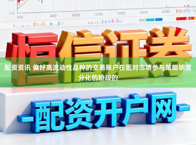 配资资讯 偏好高流动性品种的交易账户在面对市场参与策略明显分化的阶段的
