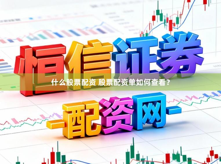 什么股票配资 股票配资单如何查看？